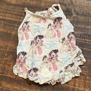 Little Wings Pony Print Baby top